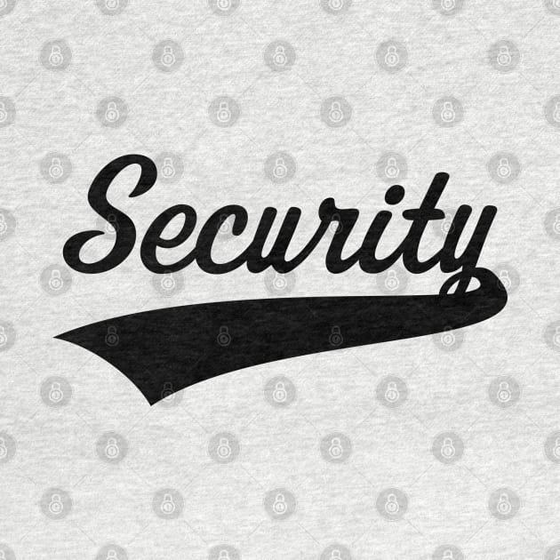 Security Lettering (Team / Service / Black) by MrFaulbaum